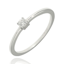 Fehér arany gyűrű 50-es méret - B51500